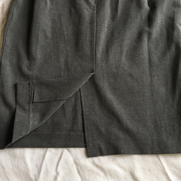 High waisted gray pencil skirt - XS - Picture 7 of 8